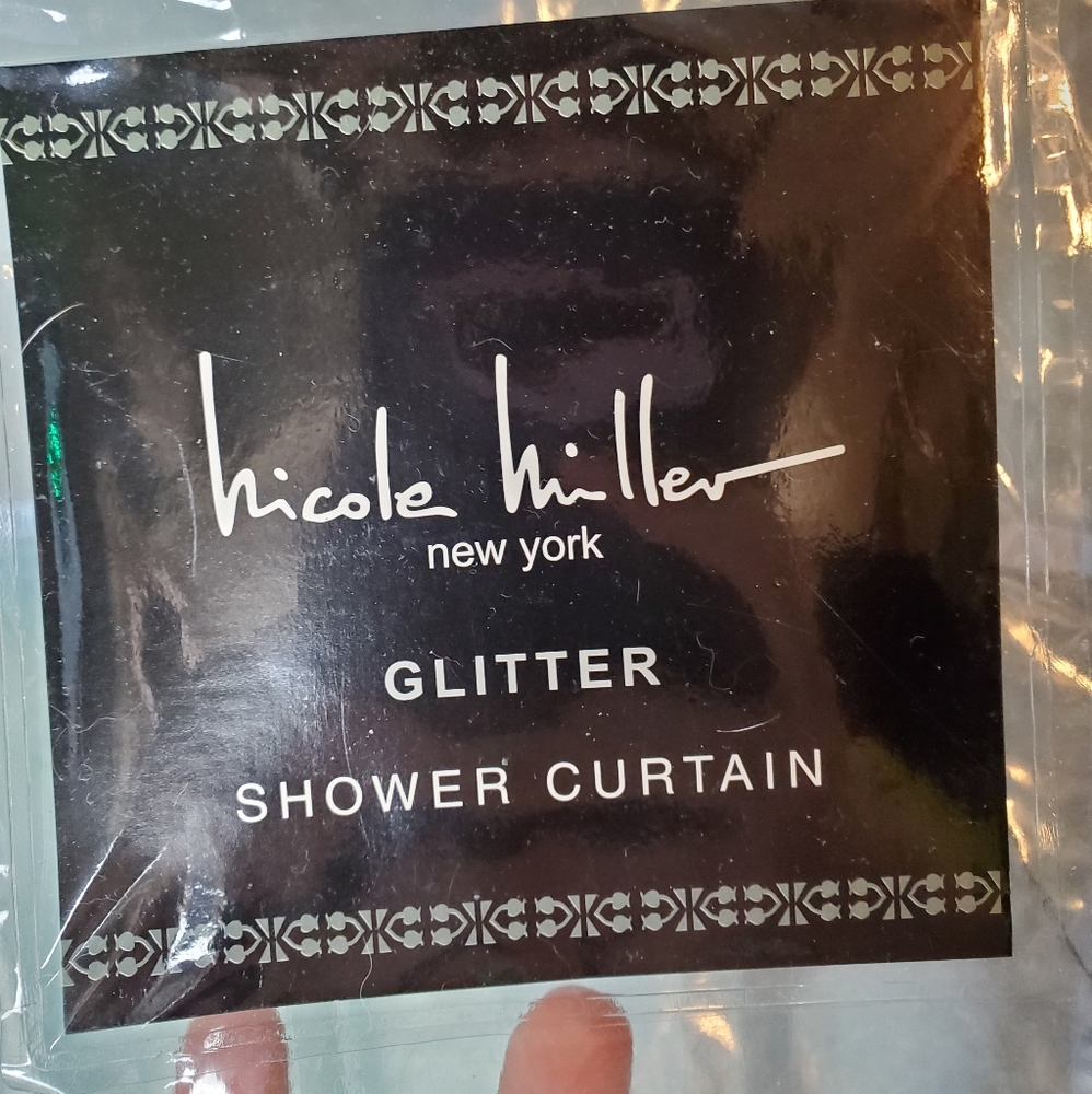 NIicole Miller Sheer Shower Curtain